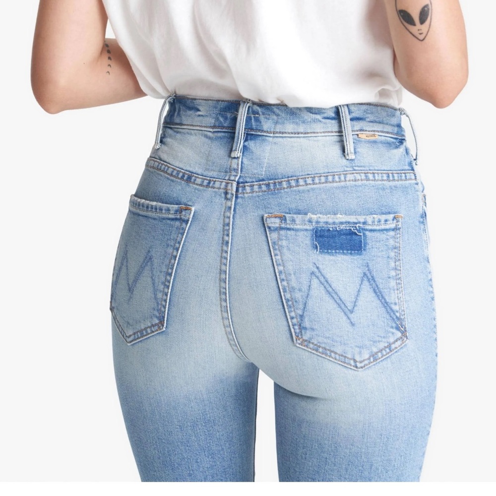 🚫 SOLD 🚫MOTHER High Rise Light Blue Jeans